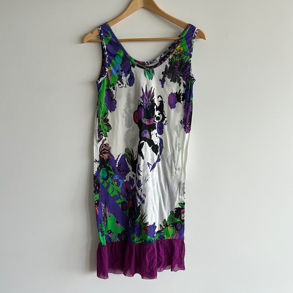 Save the Queen Carmen Miranda Cotton Sun Dress Size XL